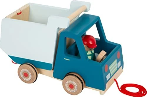 Legler Small Foot Nachzieh-Fahrzeug Kipplaster