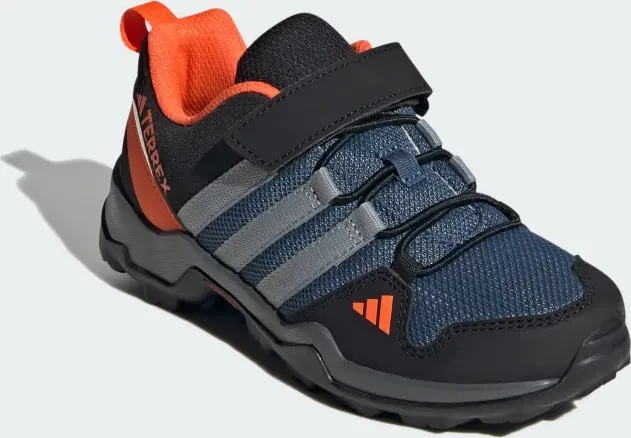 adidas Terrex AX2R Hook and Loop wonder steel/grey three/impact orange (Junior)