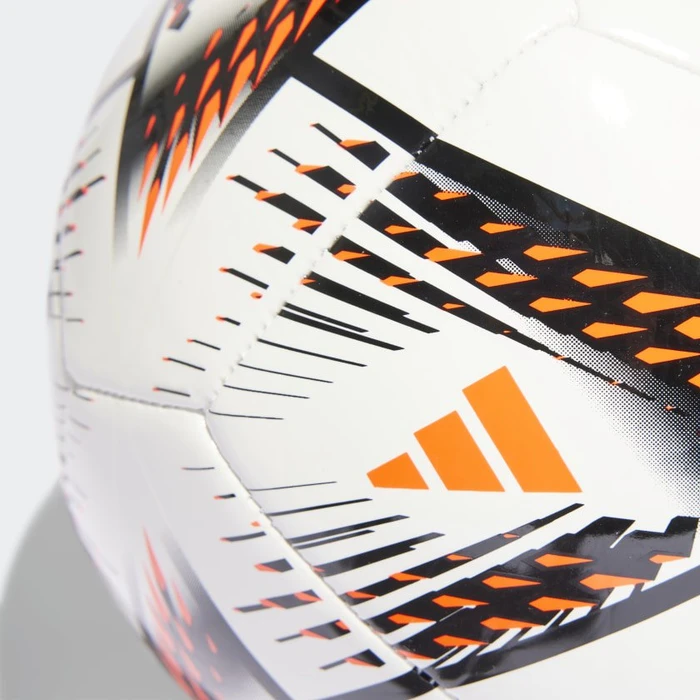 adidas Al Rihla FIFA WM 2022 Club Fußball white/black/solar red