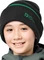 Jack Wolfskin Stripy Knit Beanie slate green/mystic (Junior) Vorschaubild