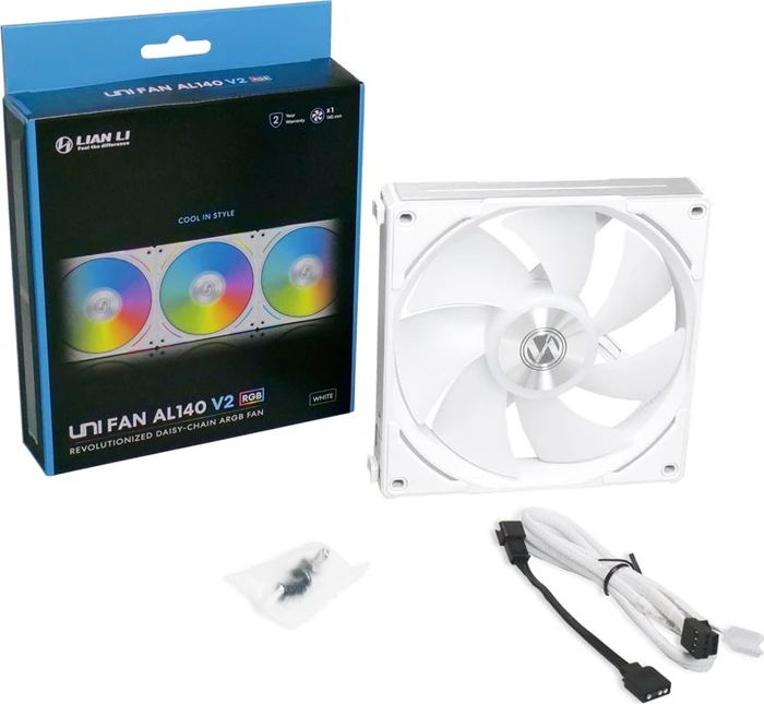 Lian Li Uni Fan AL140 V2, weiß, 140mm