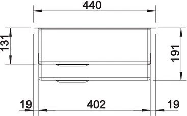 Blanco Claron 340/180-U InFino Unterbau Becken rechts edelstahl