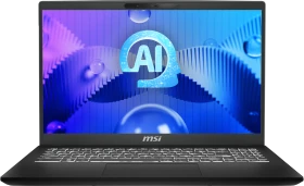 MSI Modern 15 H AI C1MOG-242, Classic Black, Core Ultra 7 155H, 16GB RAM, 512GB SSD, DE