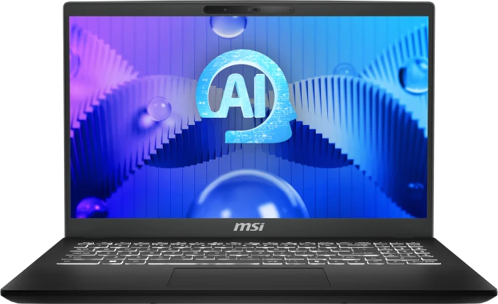 MSI Modern 15 H AI C1MOG-242, Classic Black, Core Ultra 7 155H, 16GB RAM, 512GB SSD, DE
