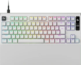 Logitech G PRO X2 TKL Rapid, weiß, KS-20 Magnetic Analog, USB, EN (920-014097)