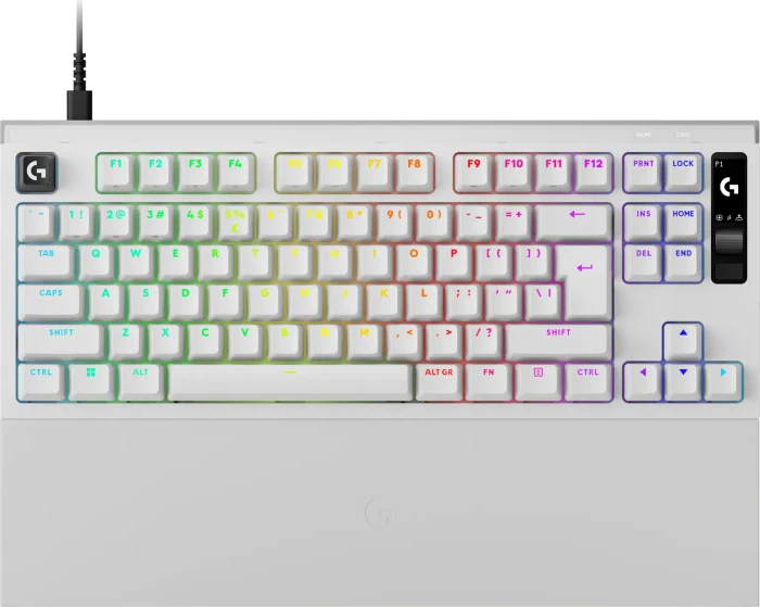 Logitech G PRO X2 TKL Rapid, weiß, KS-20 Magnetic Analog, USB, EN