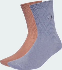adidas Everyday Icons Crew Socken warm clay/silver violet, 2 Paare