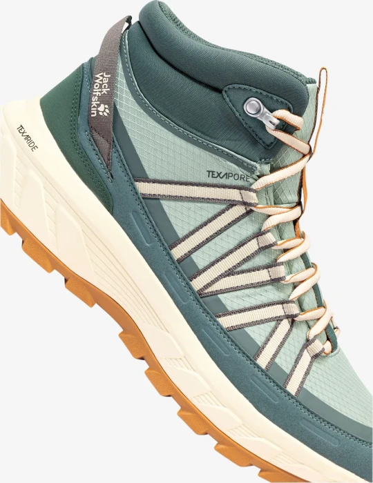 Jack Wolfskin Wild Hike Texapore Mid green zinnia (Herren)