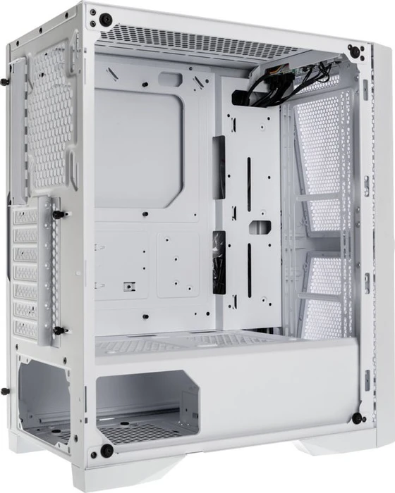 Raijintek Silenos MS, weiß, Glasfenster
