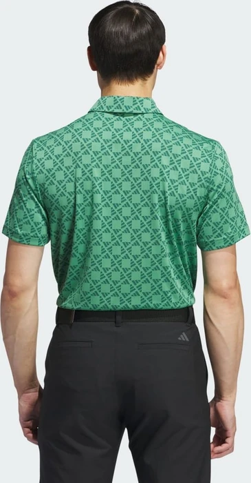 adidas Ultimate365 Tour Heat.RDY Jacquard Poloshirt kurzarm collegiate green (Herren)