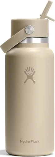Hydro Flask Wide Mouth Flex Straw Cap Isolierflasche 946ml tonal oat