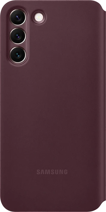 Samsung Smart Clear View Cover für Galaxy S22+ Burgundy