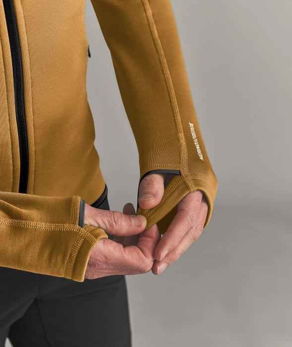 Ortovox Fleece Funktionsjacke dark cumin (Herren)