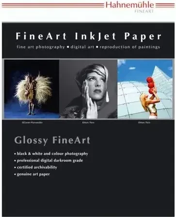Hahnemühle Digital Glossy FineArt Pearl Inkjetpapier perlglänzend hellweiß, A2, 285g/m², 25 Blatt