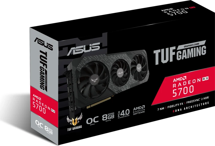 ASUS TUF Gaming X3 Radeon RX 5700 OC EVO, TUF 3-RX5700-O8G-EVO-GAMING, 8GB GDDR6, HDMI, 3x DP