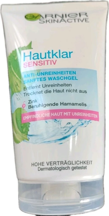 Garnier Hautklar Sensitiv Anti-Unreinheiten Seifenfreies Waschgel, 150ml