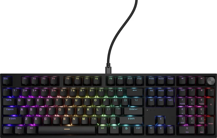 Genesis Thor 404, schwarz, LEDs RGB, hot-swap, Gateron Pro YELLOW, USB, US