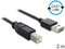 DeLOCK EASY-USB 2.0 Kabel, USB-A [Stecker] auf USB-B [Stecker], 2m Vorschaubild