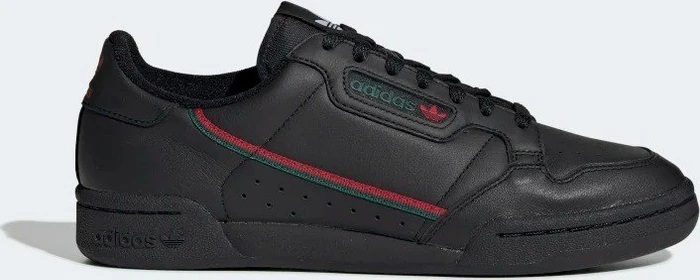 adidas Continental 80 core black/scarlet/collegiate green