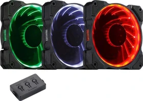 Jonsbo FR-131 RGB, LED-Steuerung, Lüftersteuerung, 120mm, 3er-Pack
