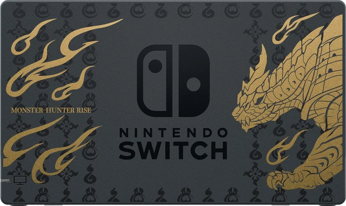 Nintendo Switch - Monster Hunter: Rise Bundle schwarz/grau