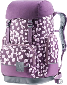Deuter Scula plum dots Schulrucksack