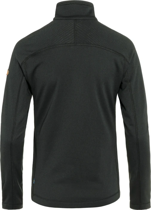 Fjällräven Abisko Lite Fleece Half Zip Funktionsshirt langarm schwarz (Damen)