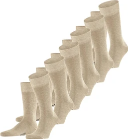 Falke Happy Socken sand mel., 6 Paare (Herren)