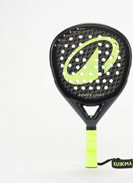 Kuikma PR Power Light Padel-Tennisschläger schwarz/grau/gelb