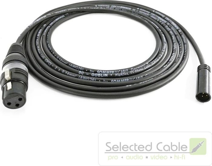 Selected Cable XLR-MiniXLR Adapterkabel (verschiedene Längen)