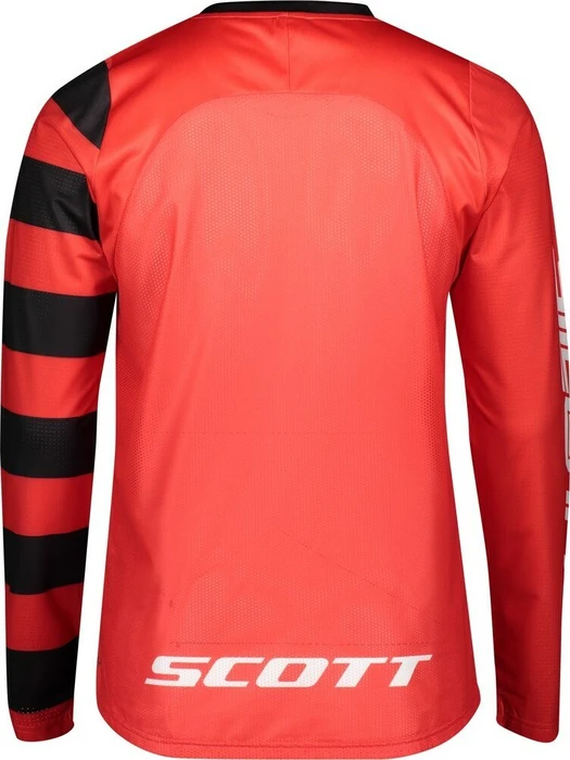 Scott Trail Vertic Trikot langarm fiery red/white (Herren)