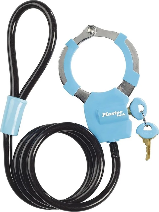 Master Lock Street Cuff 8275 Kettenschloss, Schlüssel blau