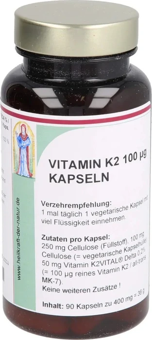 Reinhildis-Apotheke Vitamin K2 MK7 100µg Kapseln, 90 Stück