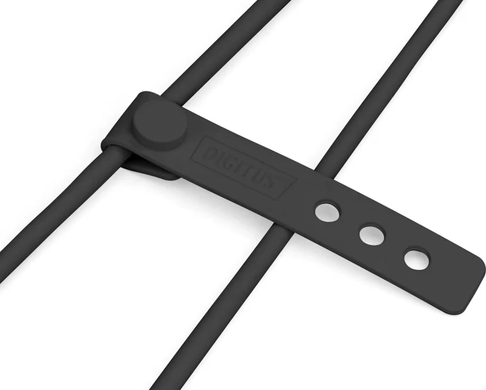 Digitus USB4 Silikonkabel, 40Gb/s, 8K60Hz, 240W PD, USB-C Stecker auf USB-C Stecker, schwarz, 0.5m
