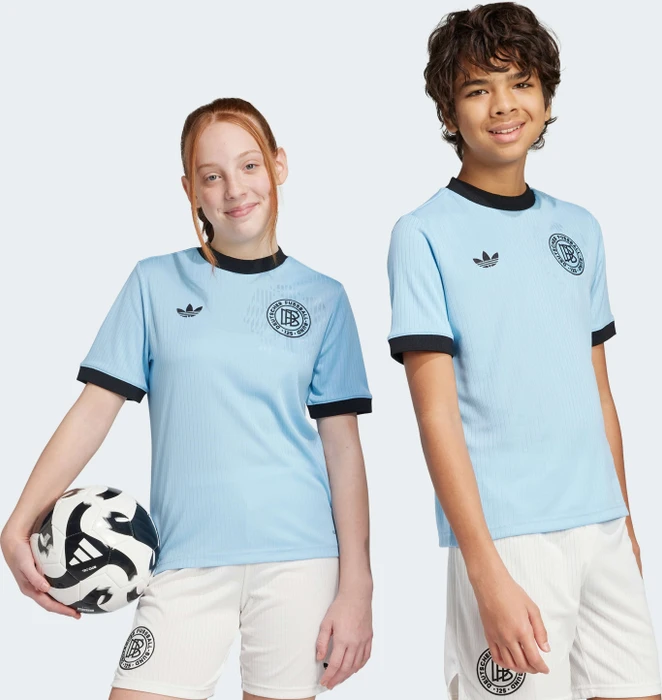 adidas Deutschland Anniversary Trikot kurzarm clear blue/black (Junior)