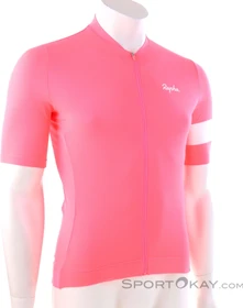 Rapha Core Lightweight Trikot kurzarm high vis pink/white (Herren)