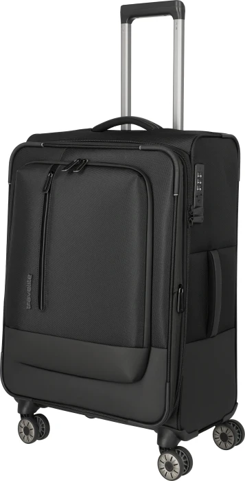 Travelite Crosslite 5.0 4-Rad Trolley M schwarz