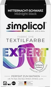 Simplicol Textilfarbe Expert mitternacht-schwarz,     1 Stück
