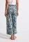 Street One Gemusterte Wide Leg Hose arona blue (Damen) Vorschaubild