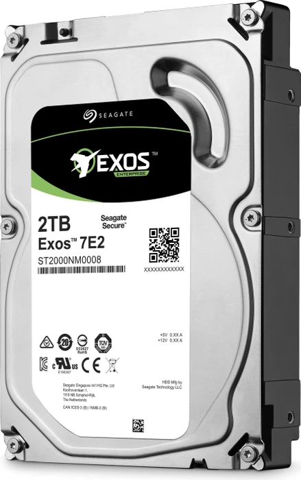 Seagate Exos E 7E2 2TB, 24/7, 512n / 3.5" / SATA 6Gb/s