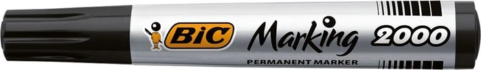 BIC Marking 2000 ECOlutions Permanentmarker Rundspitze 1.7mm schwarz, 12er-Pack, Box