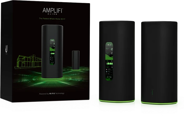 Ubiquiti AmpliFi Alien Router + MeshPoint, Router und Repeater Set, 2er-Bundle