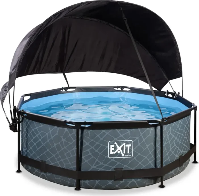 Exit Toys Pool mit Filterpumpe und Sonnensegel 244x76cm