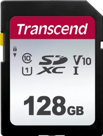 Transcend 300S R100/W25 128GB, UHS-I U1, Class 10