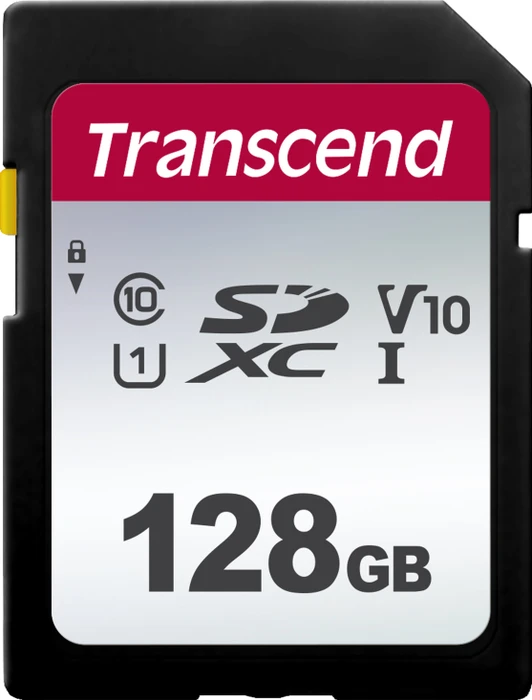 Transcend 300S R100/W25 128GB, UHS-I U1, Class 10