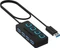 Sabrent USB-Hub, 4x USB-A 3.0, USB-C 3.0 [Stecker] Vorschaubild