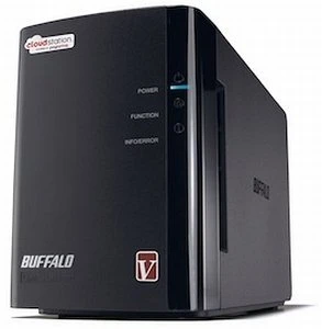 Buffalo CloudStation Duo 4TB, 1x RJ-45 1000Base-T, 1x USB-A 2.0
