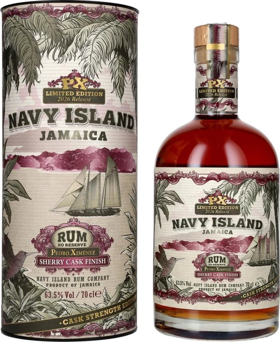 Navy Island Jamaica Rum X.O. Reserve Pedro Ximenez Sherry Cask Strength 2026 700ml