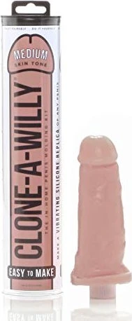 Clone-A-Willy Penis Abdruck-Set Vibrating hautfarbe/mittel