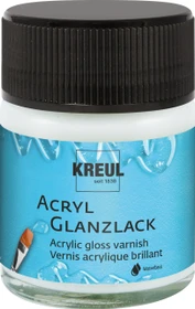 Kreul Acryl Glanzlack auf Wasserbasis, transparent, 50ml